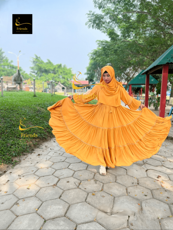 Mariam Special Gown Premium Cheery Fabric. - Image 2